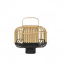 Lampe Bamboo Square S Noir