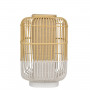 Lampe Bamboo Square L Blanc - Forestier