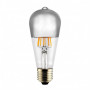 Ampoule LED Edison Calotte argent 8 W - CristalRecord
