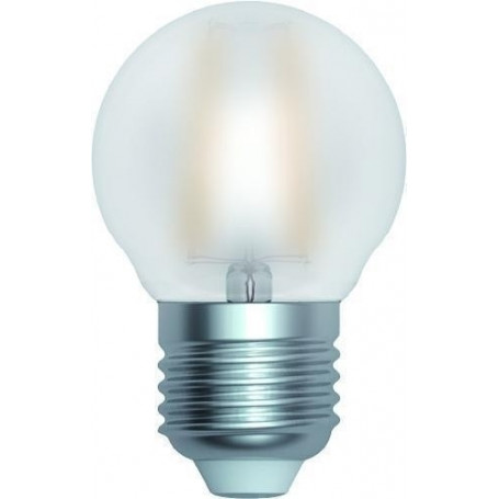 Ampoule LED à filament Sphérique 4 W Satinée
