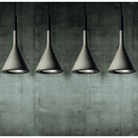 Suspension Aplomb Ciment Gris - Foscarini