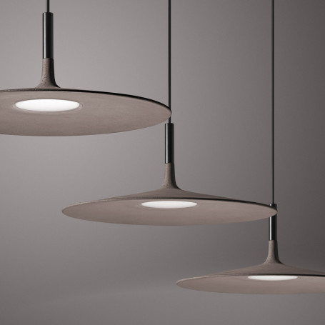 Suspension LED Aplomb Large Gris - Foscarini