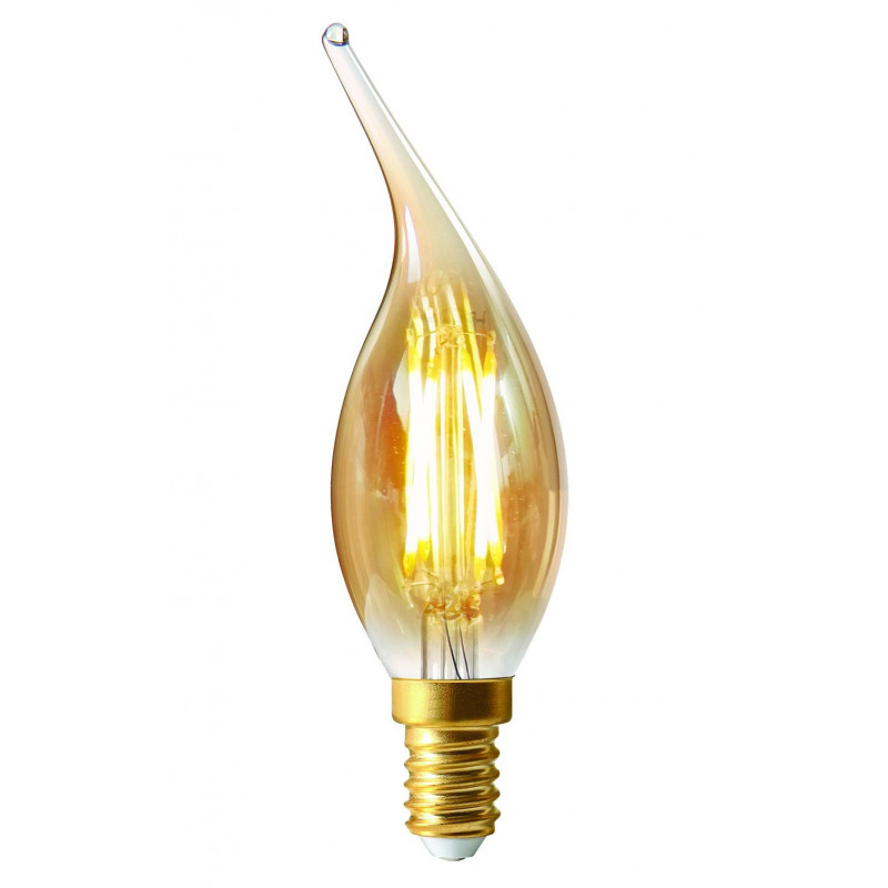 Ampoule LED 4W Dimmable Flamme Coup de vent Ambre E14 Girard Sudron Comptoir des Lustres