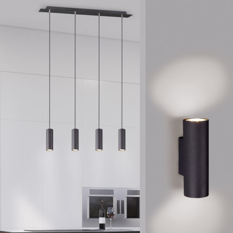 Suspension Marley 4 lampes - 2 finitions - Trio Leuchten