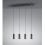 Suspension Marley 4 lampes - 2 finitions - Trio Leuchten