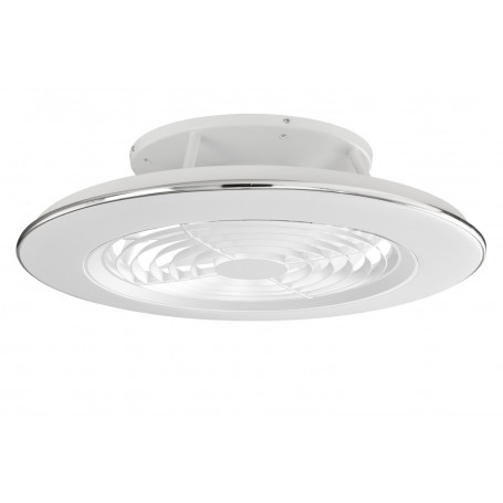 Lucande Ventilateur de plafond LED Divian, blanc, DC, silencieux, CCT