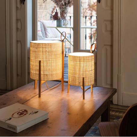 Lampe à poser Greta Chêne naturel 33 cm - Carpyen