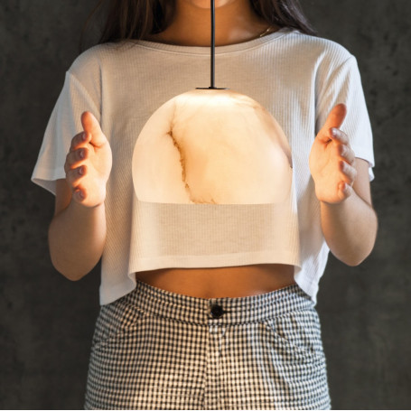 Suspension en albâtre Neil 21 cm - Carpyen