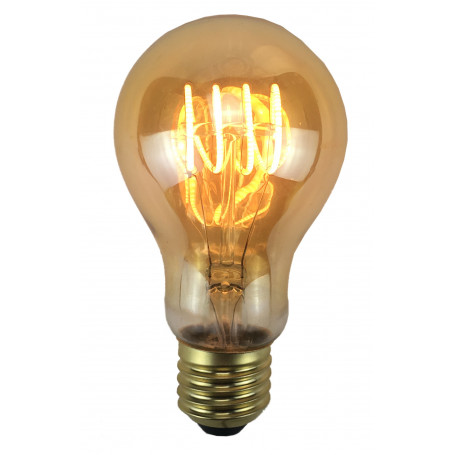 Ampoule LED à filament ambrée 4W E27 - Sampa Helios