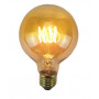 Ampoule LED filament petit globe ambrée 4W E27 - Sampa Helios