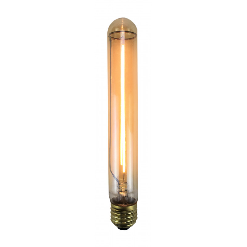 Ampoule LED à filament Tube ambrée 4 W E27 Comptoir des Lustres