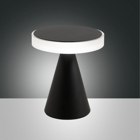 Lampe LED tactile Neutra PM Noir - Fabas Luce