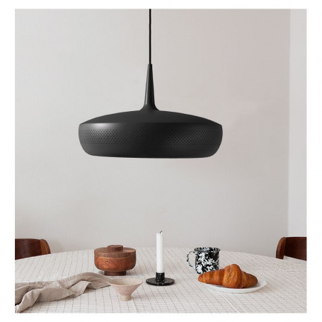 Abat-jour Clava Dine Noir mat - Umage