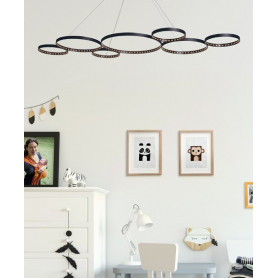 Suspension LED Ultra 170 Le Deun Noir