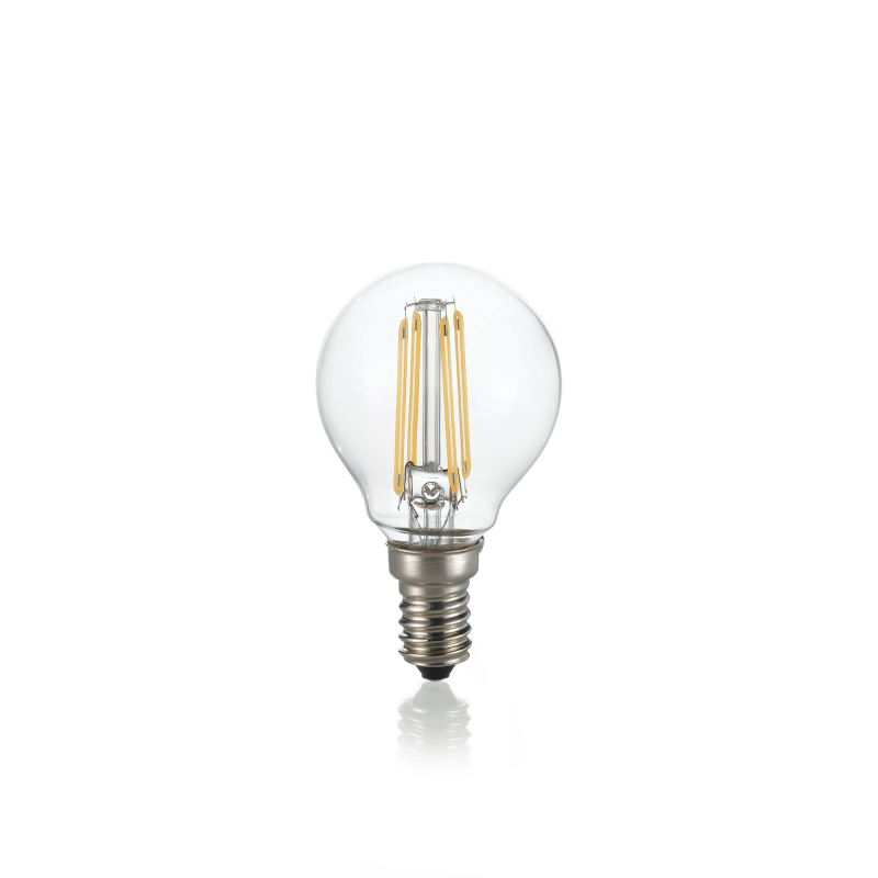 Ampoule Sphérique à LED E14 Puissance 2W Dimmable Lumière Ambrée 7x4x4cm -  L'Héritier du Temps