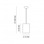 Suspension Formentera Raphia D15cm - Market Set