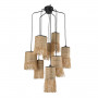 Suspension grappe Formentera 8 lumières Raphia - Market Set