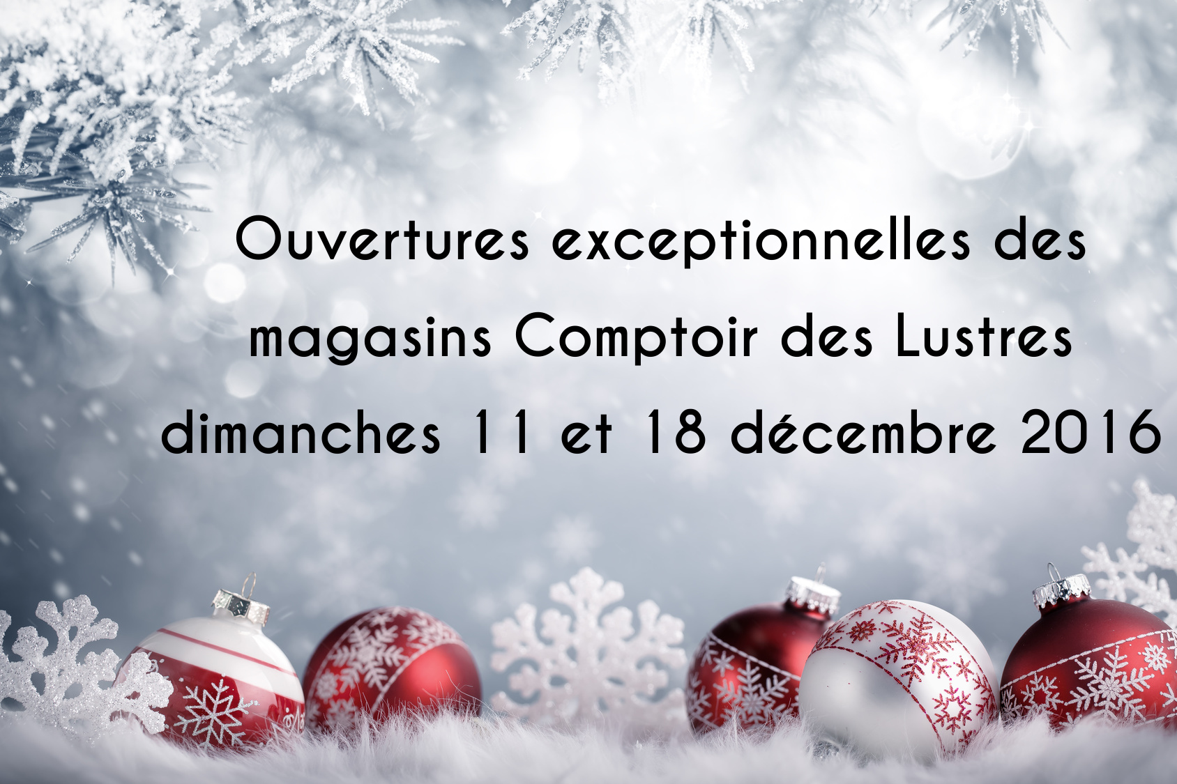 Ouvertures des magasins dimanches avant Noël