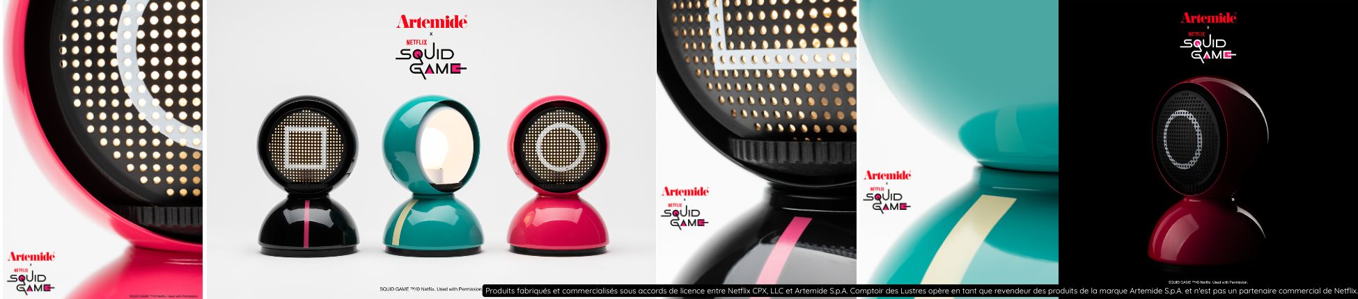 Lampe Eclisse x Squid Game Artemide